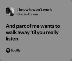 Gracie Abrams Song Lyrics, Gracie Abrams Songs, Crushing Quotes, Call My Friend, Country Music Quotes