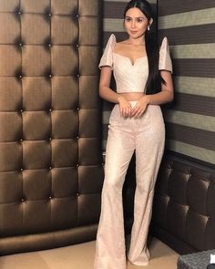 Philippine Hairstyle, Modern Filipiniana Pantsuit, Up Sablay Graduation Outfit, Filipiniana Modern Outfit, Oathtaking Outfit Philippines, Filipiñana Dress Modern For Graduation, Graduation Pictorial Outfit Ideas, Modern Filipiniana Pants, Filipiniana Outfit Ideas