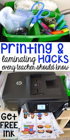 the printer and laminating hacks for every teacher, should know how to use them