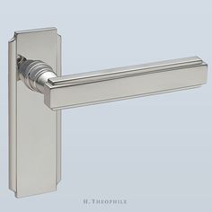 an image of a stainless steel door handle