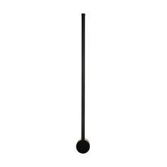 a black pole on a white background