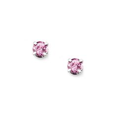 Our Birthstone Studs are simple expressions that may be worn for any occasion. Subtle by design, these accents often serve as favorites for everyday wear. Note: Due to the one-of-a-kind nature of gemstones, exact colors and patterns may vary from what is Sterling Silver Round Cut Birthstone Earrings, Classic Pink Sterling Silver Earrings, Classic Gemstone Earrings For Everyday, Classic Everyday Gemstone Earrings, Classic Sterling Silver Birthstone Earrings, Everyday White Gold Birthstone Earrings, Sterling Silver Earrings With Prong Setting For Everyday, Sterling Silver Prong-set Earrings For Everyday, Everyday Sterling Silver Earrings With Prong Setting