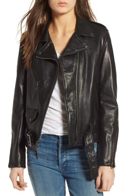 Schott NYC Lightweight Leather Jacket Leather Jackets Online, Black Leather Biker Jacket, Jackets Black, Cropped Leather Jacket, Real Leather Jacket, Leather Jacket Black, White Shirt Dress, Black Dress Pants, Leather Jackets Women