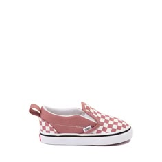 Vans Slip-On Checkerboard Skate Shoe - Baby / Toddler - Withered Rose Withered Rose, Rose Vans, Baby Vans, Wide Sneakers, Shoe Size Chart Kids, Baby Fits, Kid Fashion, Skate Shoe