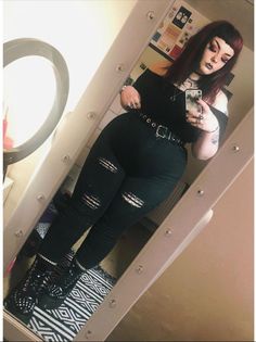 Plus Size Alt Fashion, Chubby Style, Plus Size Goth, Plus Size Baddie Outfits, Chubby Fashion, Alt Outfits, Alt Fashion, Curvy Girl Outfits, Alternative Outfits