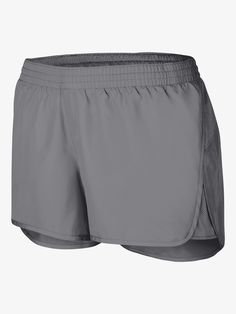 Lightweight and comfortable, these workout shorts feature an elastic waistband with inner drawcord, a small inner pocket, moisture-wicking liner, and an attached inner brief for extra coverage.Inseam: 3 1/2" Augusta Sportswear Womens "Wayfarer" Gym Shorts Royal M AUG2430E Bottom Workout, Dance Shorts, Gym Shorts, Sportswear Women, Womens Activewear, Athletic Wear, Athletic Shorts, Active Wear For Women, Dance Wear