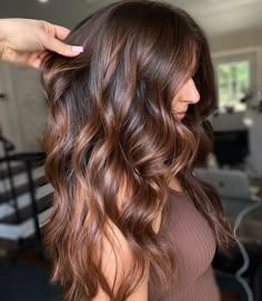 Brunette Chestnut Balayage, Bronze Brunette Balayage, Bronze Balayage Brunettes, Bronze Brunette Hair, Spring Balayage Brunettes, Bronze Brunette, Warm Brown Balayage, Bronze Balayage, Chestnut Balayage