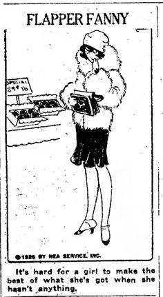 an advertisement for flapper fanny