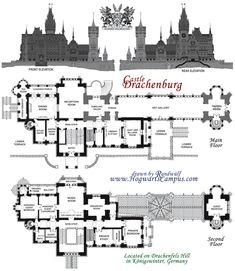 the floor plan for an old castle