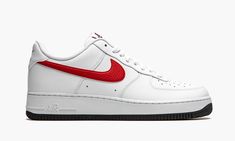 Air Force 1 '07 CT2816 100 Red Nike Air Force 1 Sports Shoes, University Red Casual Sneakers For Sports Events, Casual Red Nike Air Force 1 For Sports, Casual White Nike Air Force 1 For Sports, Blue Air, Nike Air Force Sneaker, High Level, Air Force 1, Air Jordan