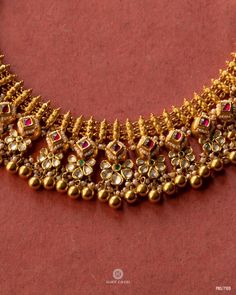 Gold Traditional Jewellery, Antique Gold Necklace Set, Harit Zaveri Jewellery, Short Gold Necklace, Unique Gold Jewelry Designs, Antique Gold Jewelry Indian