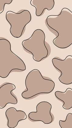 an abstract background with many shapes and lines in the shape of hearts, on a beige background