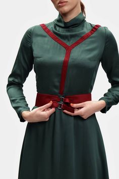 Casual style dress, with zipper closure at the back, decorative V-shaped straps applied on the front, with long sleeves, cut on the front side, adjustable and detachable strap in the waist area. The dress can be worn both everyday and for events.70% cotton/30%SilkIt is recommended to wash at low temperatures. It is better to iron the product at a special regime for silk. Chic A-line Belted Dress For Party, Formal A-line Viscose Midi Dress, Belted Knee-length Evening Dress, Dressy Belted Midi Dress For Party, Chic Knee-length Belted Party Dress, Belted Midi Dress For Party, Belted Formal Winter Dress, Belted Winter Formal Dresses, Formal Winter Belted Dress