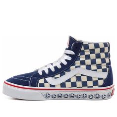 Vans BMX SK8-HI Reissue 'True Navy' VN0A4BV8V3X (SNKR/Unisex) Sk8 Hi Vans, Sk8 Hi, Vans Sk8, Bmx, Navy And White, Money, Navy