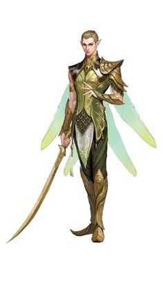 Male Fairy Outfit Drawing, Fairy King Fantasy Art, Dnd Archfey Art, Fairy 5e, D&d Fairy, Faerie Character Design, Fey Character Design, Male Fairy Aesthetic, Male Fairy Art