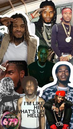 the collage shows many different people with their hair in braids and wearing headphones