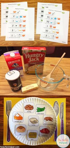 an image of food on a table with words and pictures in the background that read hungry jack