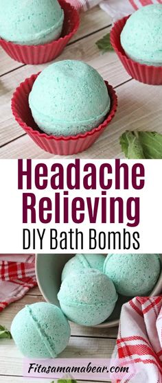 Use these DIY bath bombs for headaches to help relieve stress and reduce tension. This DIY bath bomb recipe uses all-natural ingredients and a specific blend of essential oils to get headache relief naturally. An easy DIY recipe to bring a little bit of fizz and some relief to your bath #bathbomb #diybathbomb #headacherelief #headacheremedies #essentialoilrecipes Thoughtful Homemade Gifts, Headache Remedy, Natural Headache, Natural Headache Remedies, Homemade Bath, Bath Bomb Recipes, Homemade Diy, Diy Spa