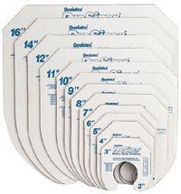 ten white numbered paper with numbers on each side