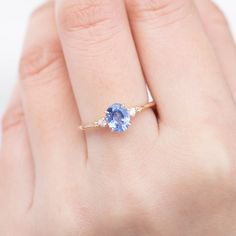 One of a kind ring Stock size: Size 7 Re-sizable size: Size 4-8.5 0.98ct Ceylon Blue Sapphire, 6.91x5.56mm Beautiful blue color, very clean, no visible inclusions. 0.04ctw G SI white accent diamonds Band width x height: approx. 1.4mm x 1.5mm High profile, four-prong flower setting made of recycled solid 14k gold Our Dedication All our jewelry is designed and created by Kat with great attention to details and the entire production from casting, stone setting to finishing takes place in New York, Sapphire Ring Vintage, Engagement Ring Alternative, Montana Sapphire Engagement, Montana Sapphire Engagement Ring, Ivory Ring, Flower Setting, Montana Sapphire Ring, Blue Sapphire Engagement Ring, Ceylon Blue Sapphire