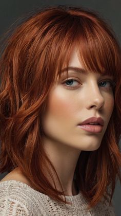 red hair color ideas Style At Home, Grow Out