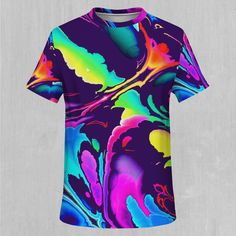 Our all over tees are printed with a high definition design onto ultra-soft fabric and then individually sewn together ensuring a comfortable fit. This item is made to order. Please allow 2-7 business days before shipment. Specifications: * 100% polyester * Crewneck * Fabric weight: 6 oz/yd² * High definition print Definition Design, Edm Rave, Rave Festival, Print Tee, Definition Prints, Printed Tees, Ultra Violet, Tie Dye Top, All Over Print