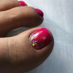 Pedicure Designs Toenails, Pretty Toe Nails, Cute Toe Nails, Summer Toe Nails, White Acrylic Nails, Toe Nail Designs, Pedicure Nail Art, Toe Nail Art