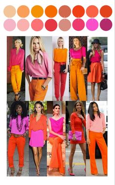 Colour Combinations Fashion, Color Combos Outfit, Color Blocking Outfits, Modest Summer, Color Combinations For Clothes, Outfits Modest, Color Trends Fashion, Orange Outfit, Amal Clooney