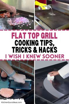 Follow these flat top grill cooking tips and techniques to get the most out of your grill. Once done reading this, you'll cook like a pro. Hibachi Recipes, Grill Cleaning