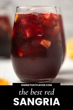 This delicious red sangria is a classic. It goes down so easy you hardly know there’s alcohol involved (but oh, there is!). Perfect for fun nights with friends. Best Red Sangria, Fun Nights With Friends, Bbq Snacks, Vegetarian Holiday Recipes, Sangria Drink, Spanish Red Wine, Red Sangria Recipes, Mixed Cocktails, Nights With Friends