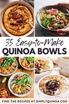 25 easy to make quinoa bowls