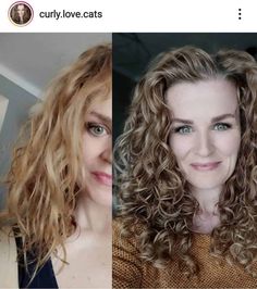 How To Style Loose Curly Hair, From Wavy To Curly Hair, Wavy Hair Before And After, How To Get Wavy Hair Curly, Wavy 2b Hairstyles, Make Wavy Hair Curly, Type 2 Curly Hair, 2c Curl Haircut, Wavy Hair Styling Tips