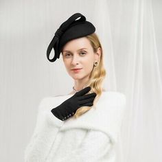 Teardrop Ladies Felt Wool Fascinator Cocktail Wedding Bridal Hat Headpiece CK020 | eBay Felt Fascinator, 1940s Women, Black Hats, Wool Hats, Bridal Hat, Hats Women, Cocktail Hat, Pillbox Hat, Fancy Hats