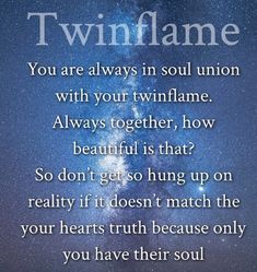 a poem with the words twin flame written on it and stars in the night sky