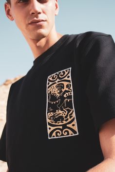 Coptic Icon - Embroidered: Features ancient Coptic Art. This 100% Egyptian cotton tshirt features a form of art that encompasses a wide range of artistic styles and forms that are inspired by Coptic culture that has been infused with Roman inspirations. Egyptian Embroidery, Coptic Art, Roman Fashion, Embroidered Tshirt, Egyptian Cotton, Machine Embroidery Designs, Labour Day, Machine Embroidery, Cotton Tshirt