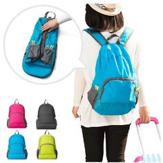 Portable Outdoor Foldable Backpack Travel Mountaineering Bag Waterproof Cloth Sports Skin Bag Backpack Features: Nylon Bag FASHIONABLE FUNCTIONALITY Simple, elegant, vintage fashion style. You can use it as college high school bookbag, business travel backpack, office work bag, laptop backpack purse, carry on bag, teacher boys girls teens backpack, and luggage for the short trip Comfortable airflow back design with thick but soft multi panel ventilated padding, gives you maximum back support. Tr Lightweight Travel Backpack, Foldable Backpack, Folding Bag, Backpack Material, Student Bag, Women Travel, Waterproof Backpack, Backpack Sport, Hiking Backpack