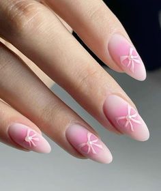 Cute Nail Drawing Designs, Princess Nails Design, Bow Square Nails, Cute Matte Nails Ideas, How To Draw Bow On Nails, Pink Bow Nail Designs, Nail Drawing Ideas Art Designs, Bow Tie Nails Design, How To Draw A Bow On Nails