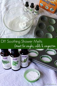 Diy Shower Melts For Congestion, Essential Oils In Shower For Congestion, Homemade Shower Melts, Shower Melts Diy, Shower Salts, Recipes For Colds