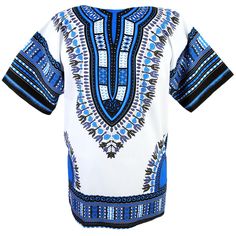 One size fits all African Dashiki Shirt, White Poncho, Mens Clothing Store, Boho Shirt, Boho Shirts, Contemporary Fashion