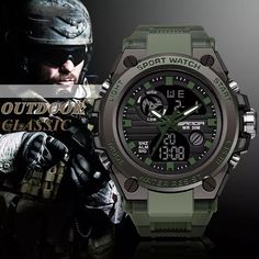 Trendy Multifunctional Digital Waterproof Electronic Watch | eBay Combat Clothes, Tactical Watch, Sandakan, Mens Sport Watches, Special Ops, Tactical Clothing, A Soldier, Mens Watches Black, Style Sport