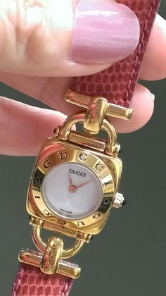 Vintage Gucci Jewelry, Vintage Gucci Watch, Art Deco Jewelry Vintage, Accessory Inspo, Indie Jewelry, Gucci Jewelry, Aesthetic Jewelry, Jewelry Watch