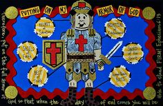 An un-Easter Basket for YOU Armor Of God Bulletin Board, Bible Bulletin Boards, Awana Ideas, Medieval Theme, Christian Bulletin Boards, Kids Bible, Church Bulletin, Gods Girl, Bible Activities