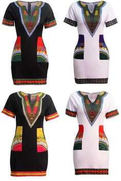 African Dashiki Dress African Dashiki Dress, Dress Swimwear, Dashiki Dress, Style Africain, Afrikaanse Mode, African Dashiki, African Inspired Fashion, African Print Dresses, Kitenge