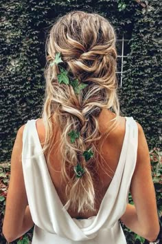 Boho Wedding Hairstyles, Bohemian Wedding Hair, Romantic Wedding Hair, Boho Styl, Boho Wedding Hair, Wedding Hairstyles Updo, Braided Updo, Boho Hairstyles, Wedding Hair And Makeup