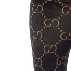 Black and beige tights from Gucci. Made of wool. Embellished with beige jacquard logo. They feature elastic waist as well.Fits true to size.Colour: BlackComposition: 60% Wool, 40% ViscoseMade in Italy Chic Fall Gucci Bottoms, Designer Black Gucci Bottoms, Gucci Fitted Luxury Bottoms, Beige Tights, Gucci Runway, Wool Tights, Buy Gucci, Black And Beige, Black Wool