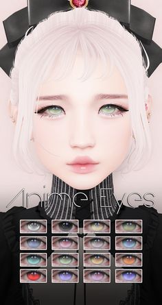 Sims 4 Cc Anime Makeup, Anime Eyes Sims 4 Cc, Sims 4 Cc Anime Eyes, Sims Cc Anime, Sims 4 Anime Eyes, Sims Eyes Cc, Sims4 Eyes, Sims 4 Eyes