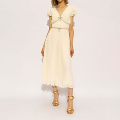 Luxury Fitted Pleated Evening Dress, Pleated Chiffon Midi Evening Dress, Feminine Evening Chiffon Midi Dress, Feminine Chiffon Midi Evening Dress, Feminine Midi-length Chiffon Evening Dress, Luxury Chiffon Cocktail Dress, Elegant Evening Pleated Chiffon Dress, Elegant Evening Chiffon Pleated Dress, Elegant Chiffon Pleated Cocktail Dress