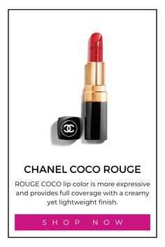 the chanel coco rouge lipstick in red is on sale for $ 10