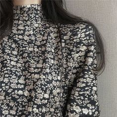 Long Sleeve Florals Pattern Turtleneck Blouse Shirt – Nada Outfit Land Casual Blouse Shirts, Turtleneck Shirt, Shirt Sale, Tank Dress, Sequin Dress, Floral Dress, Halter Dress, Floral Tops, Trendy Fashion