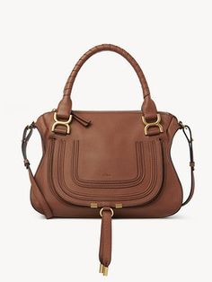 Chloe Marcie Bag, Chloe Marcie Medium, Sustainable Leather, Medium Handbags, Chloe Marcie, Chloe Bag, Day Bag, Carry Bag, Leather Handles